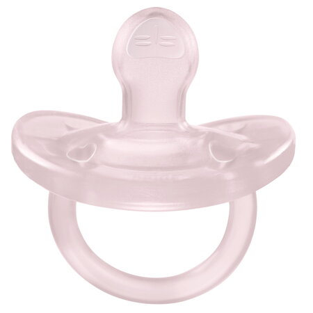 Suzeta anatomica din silicon PhysioSoft, 0-6 luni, Roz, Chicco 625307