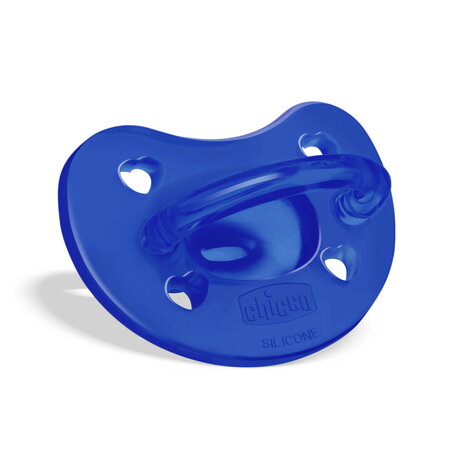 Suzeta anatomica din silicon PhysioSoft, 16-36 luni, Bleu, Chicco 625314