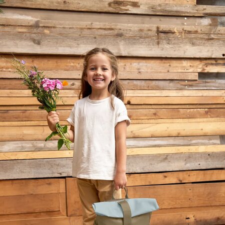 Rucsac pentru copii, Olive, Mini Rolltop, +3 ani, Laessig 625900