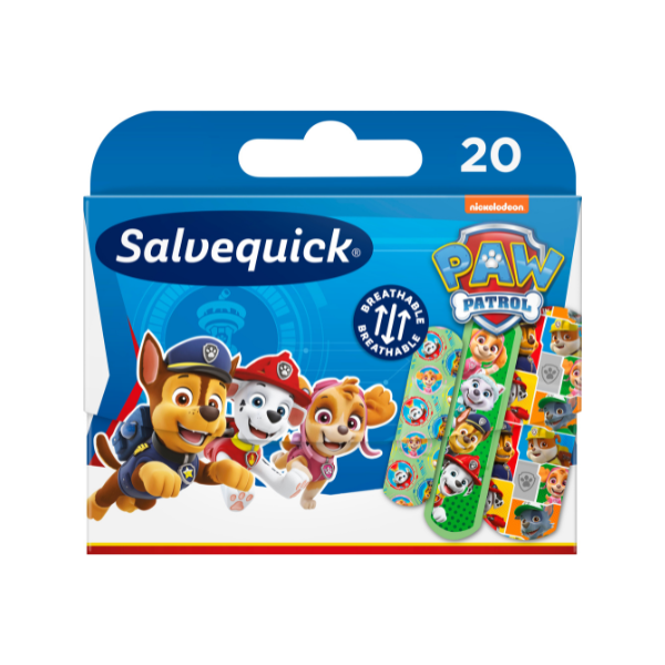 Plasturi pentru copii Paw Patrol, 20 bucati, Salvequick