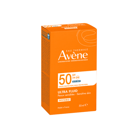 Ultra-Fluid cu protectie solara SPF 50 + pentru piele sensibila TriasorB, 50 ml, Avene 656204