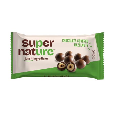 SUPERNATURE 986 ALUNE DE PADURE INTREGI  INVELITE IN CIOCOLATA 40G  BIO* 