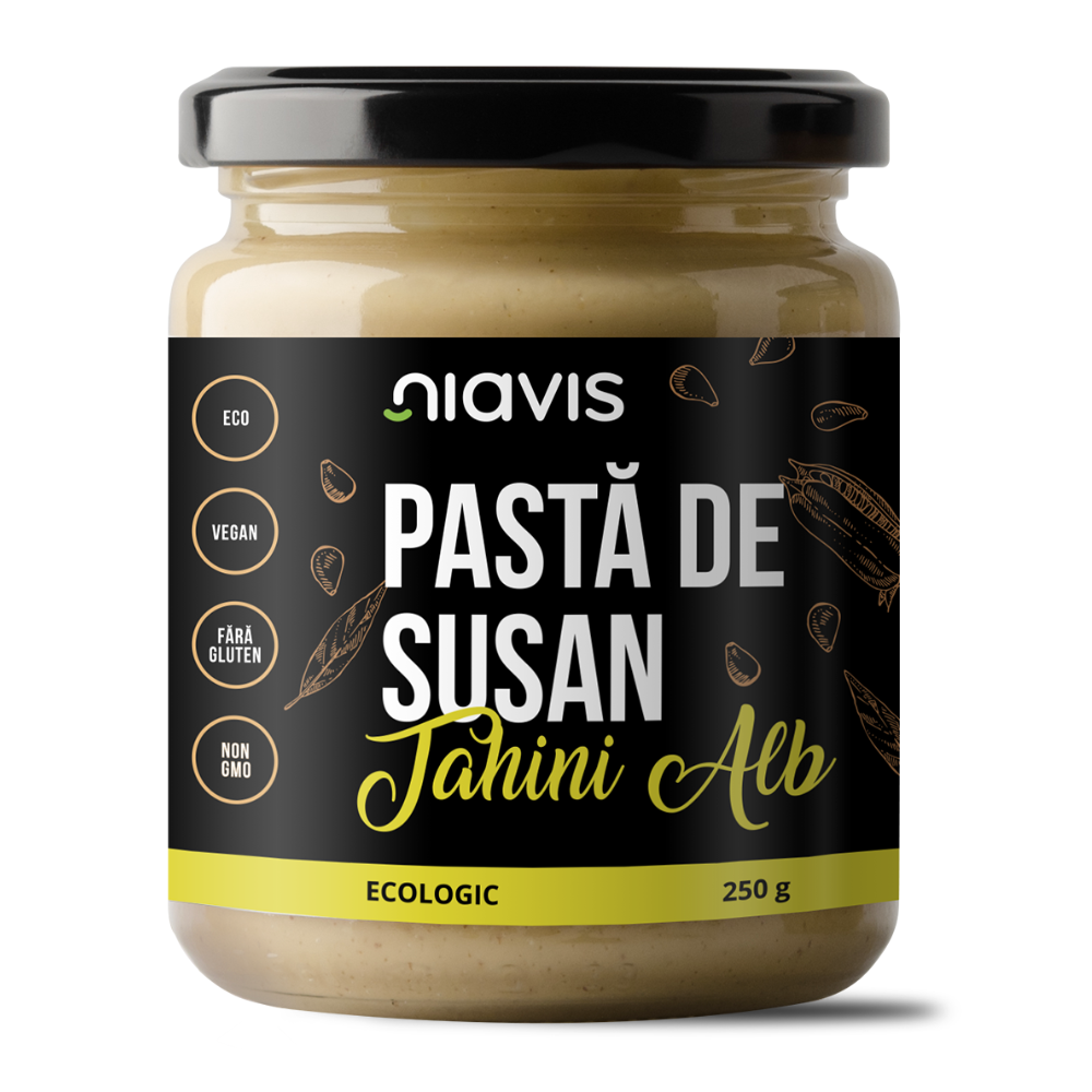 Pasta de Susan Tahini Alb Bio, 250 g, Niavis