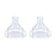 Set 2 tetine silicon biberon gat larg debit variabil, 0-18 luni, Thermobaby 456448