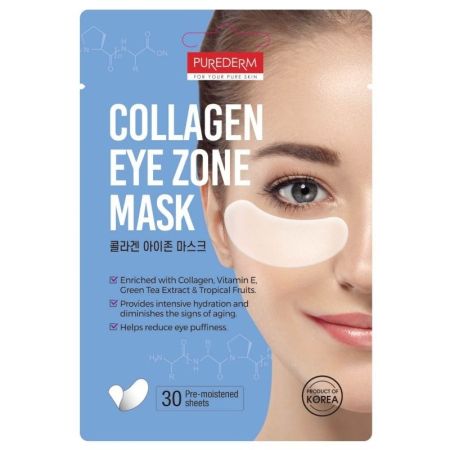 Masca colagen pentru zona ochilor, 30buc, Purederm