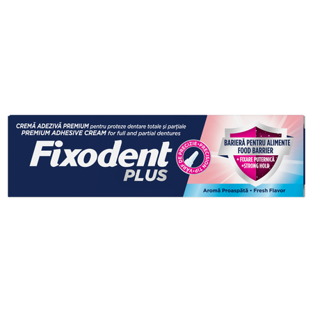Adeziv pentru proteza Food Barrier Fresh, 40 g, Fixodent Plus 625584