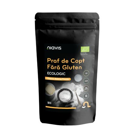 Praf de copt fara gluten Bio, 50 g, Niavis