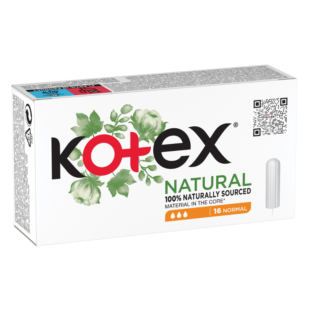 Tampoane interne Natural Normal, 16 buc, Kotex