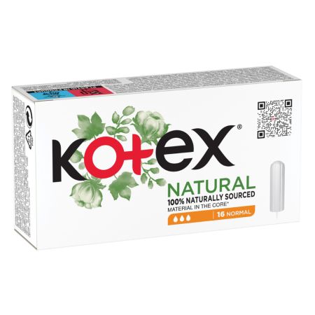 Tampoane interne Natural Normal, 16 buc, Kotex