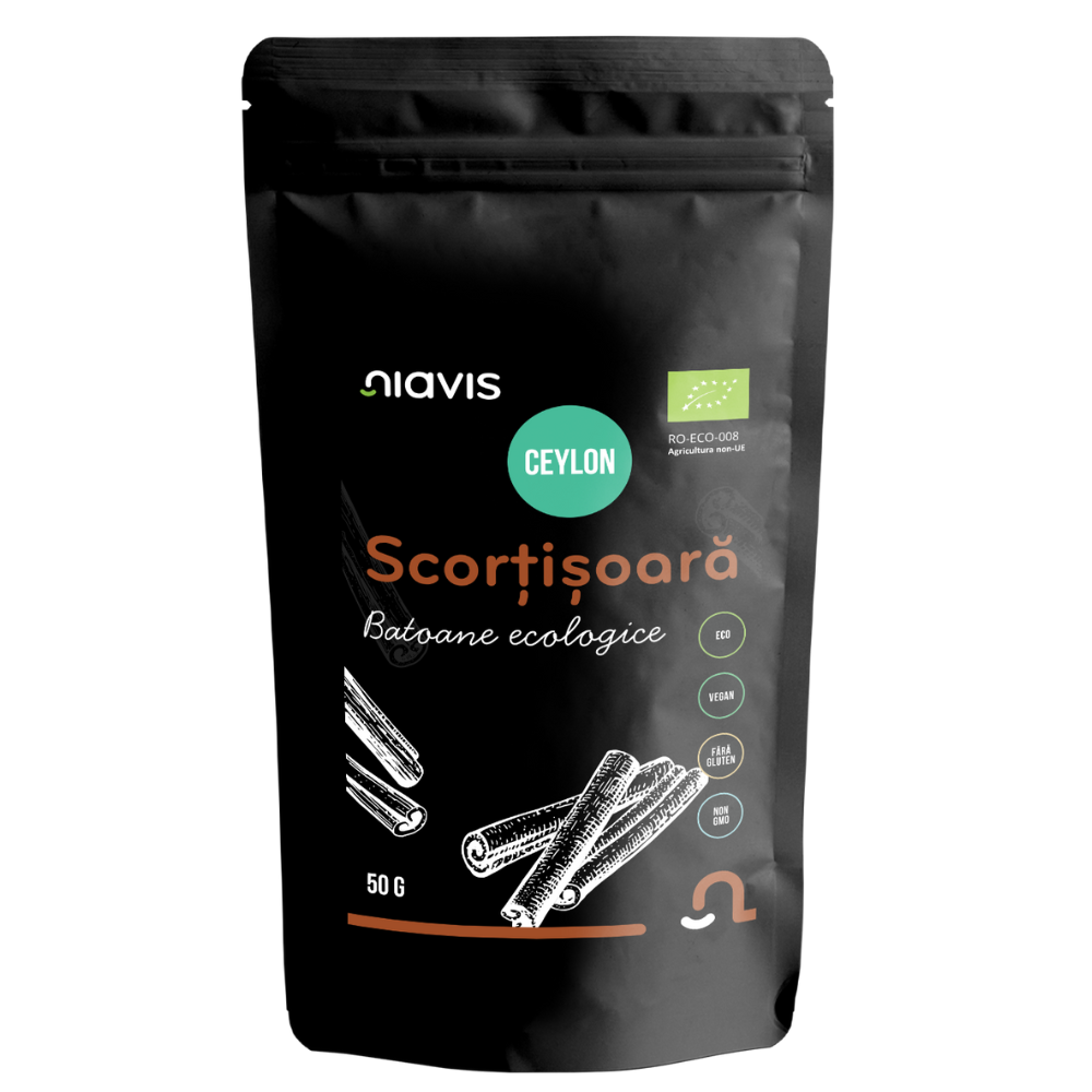 Batoane de Scortisoara Ceylon Bio, 50 g, Niavis