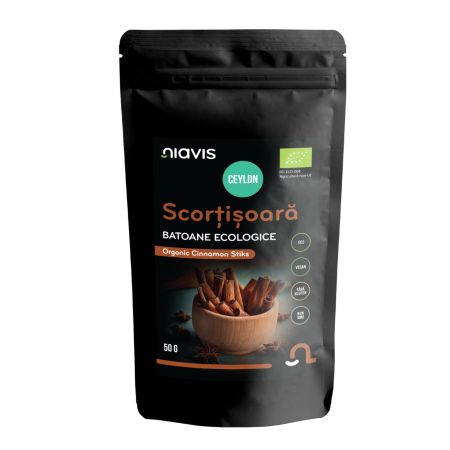 Batoane de Scortisoara Ceylon Bio, 50 g, Niavis