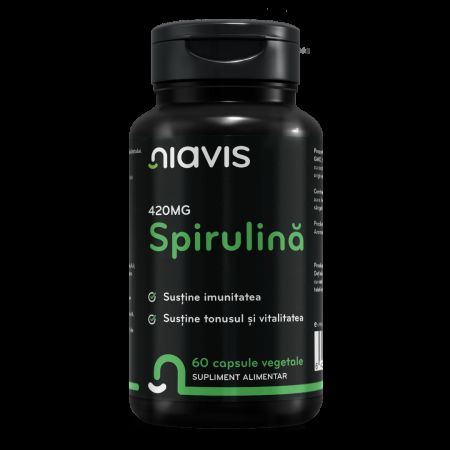 Spirulina, 60 capsule, Niavis