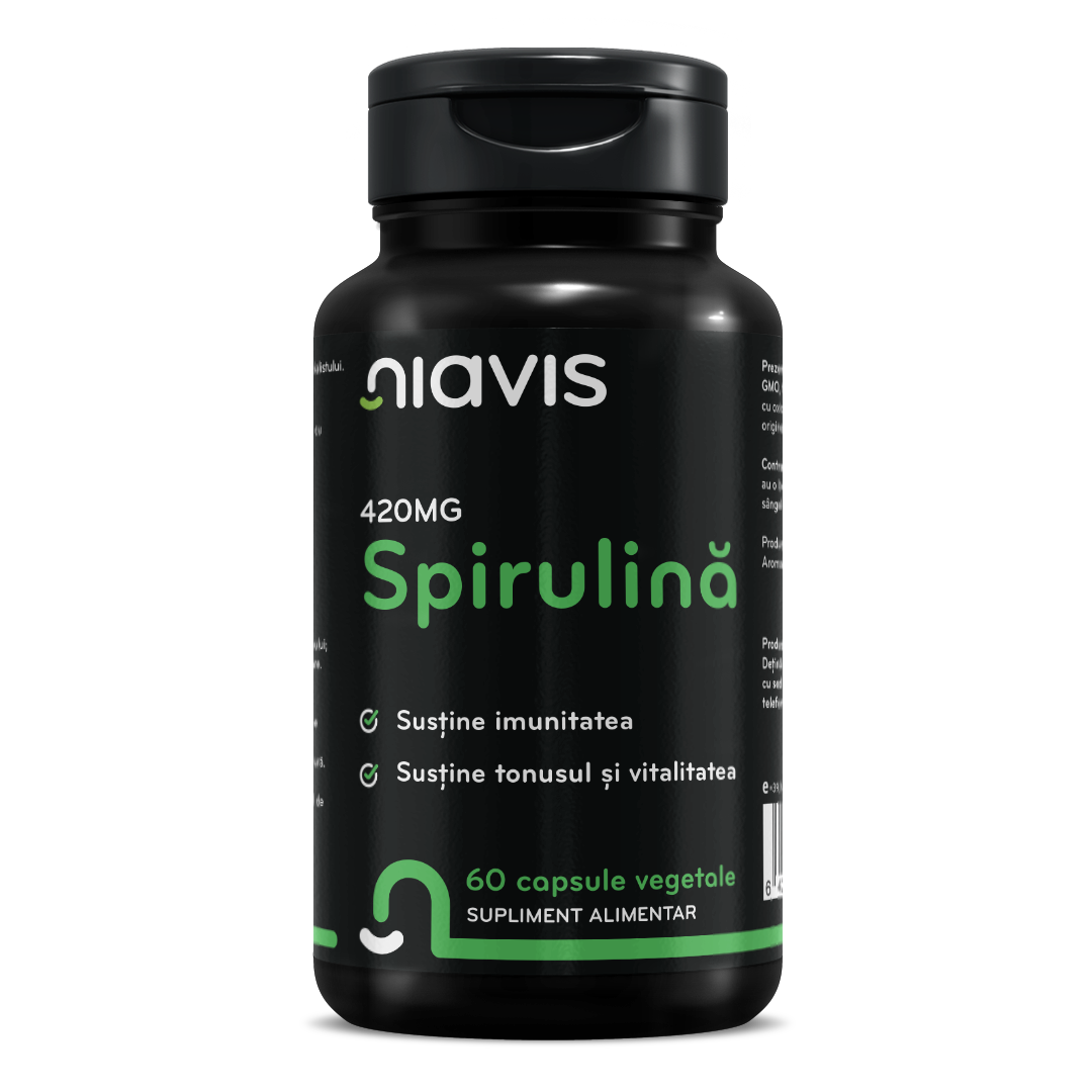 Spirulina, 60 capsule, Niavis