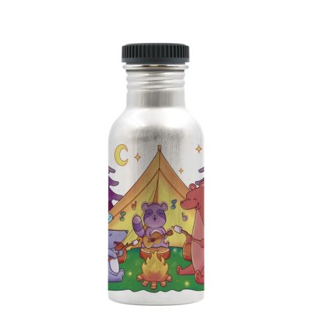 Recipient din aluminiu, Animal Camping, 600 ml, Laken