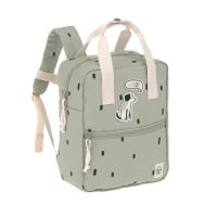 Rucsac pentru copii, Square Happy Prints Light Olive, +2 ani, Laessig