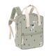 Rucsac Square Happy Prints, Light Olive, Laessig 625834