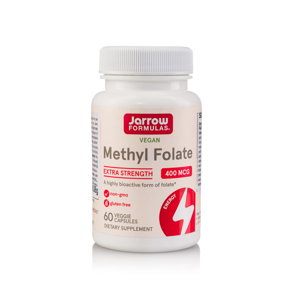 Methyl Folate, 400 mcg, 60 capsule vegetale, Jarrow Formula