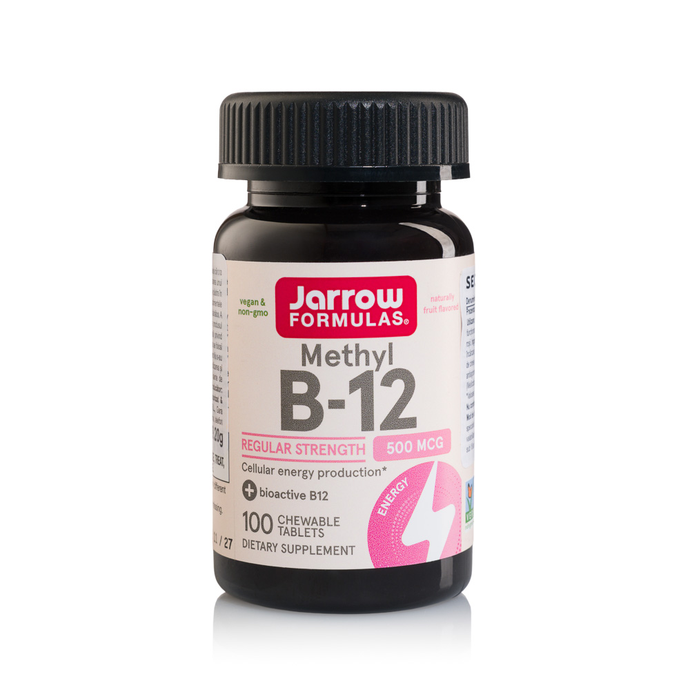 Methyl B-12, 500 mcg, 100 tablete masticabile, Jarrow Formula