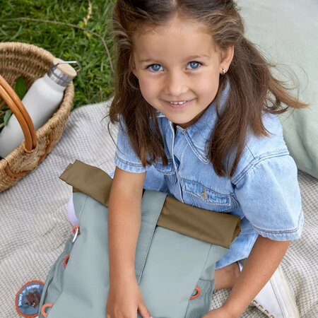 Rucsac pentru copii, Light Blue, Mini Rolltop, Laessig 625906