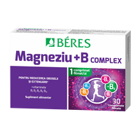 Magneziu+B Complex, 30 comprimate filmate, Beres