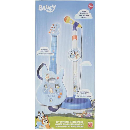 Set Chitara si Microfon Bluey, 3 ani+, Reig Musicales 625947