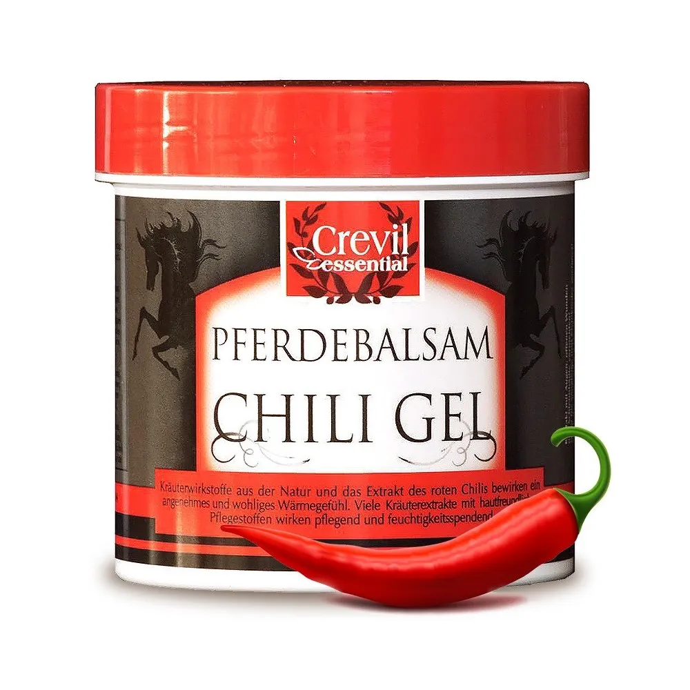 Gel Puterea Calului cu Chilli, 250 ml, Crevil