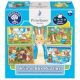 Set 4 puzzle-uri Peter Rabbit, 3+ ani, Orchard 626190