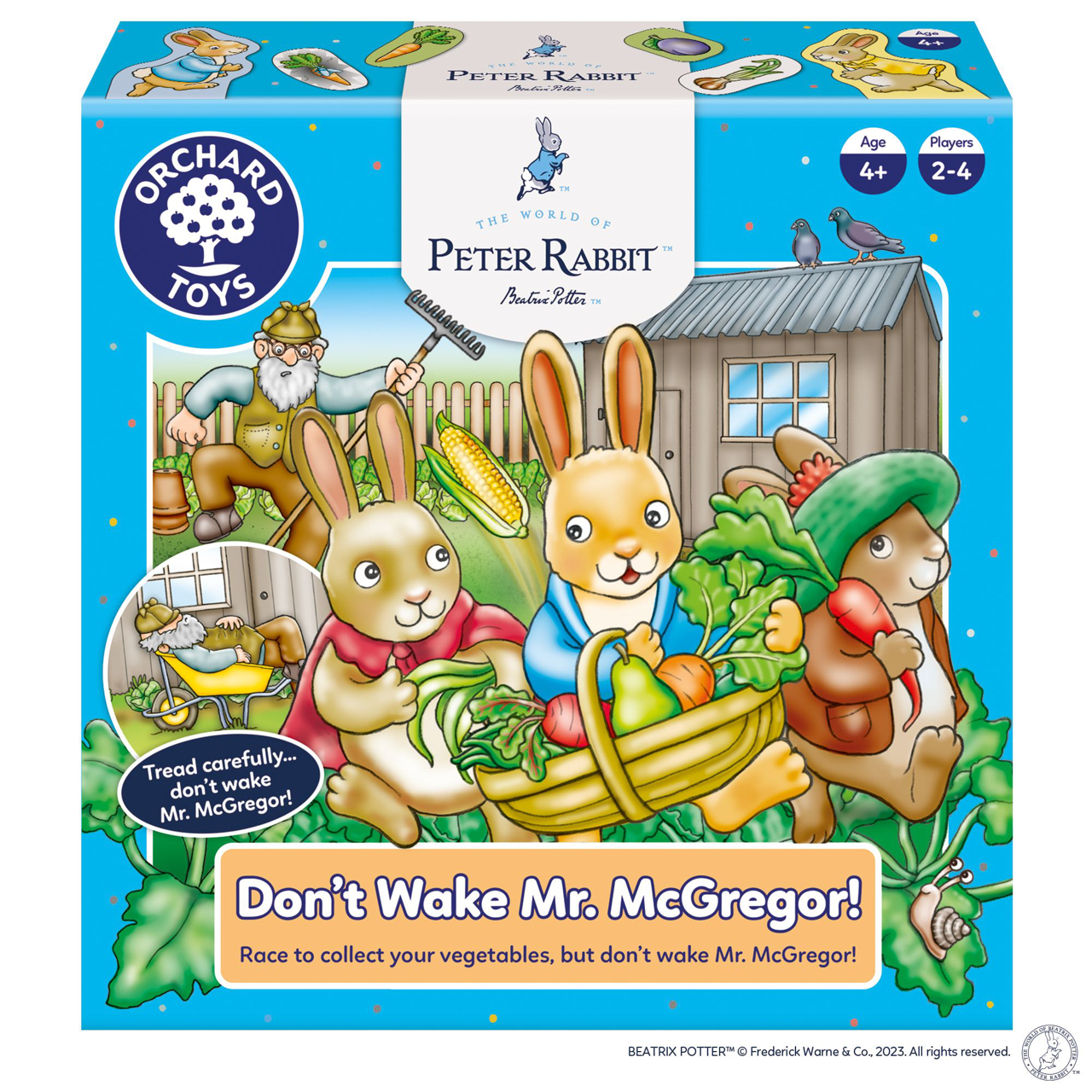 Joc de societate Nu-l trezi pe Dl McGregor, 4+ ani, Peter Rabbit, Orchard