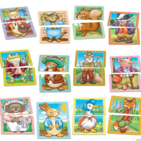 Joc educativ 2 in 1, 18+ luni, Peter Rabbit, Orchard 626206