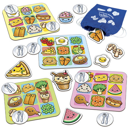 Joc educativ Bingo distractiv cu alimente, 3-6 ani, Orchard 626218