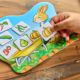 Joc educativ Loto Gradina cu Legume Peter Rabbit, 3+ ani, Orchard 626277