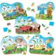 Joc educativ Loto Gradina cu Legume Peter Rabbit, 3+ ani, Orchard 626280