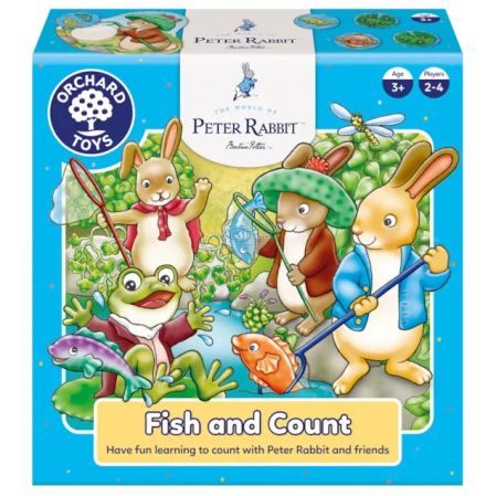 Joac educativ pescuieste si numara Peter Rabbit, 3-6 ani, Orchard