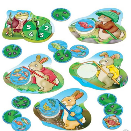 Joc educativ pescuieste si numara Peter Rabbit, 3-6 ani, Orchard 626288
