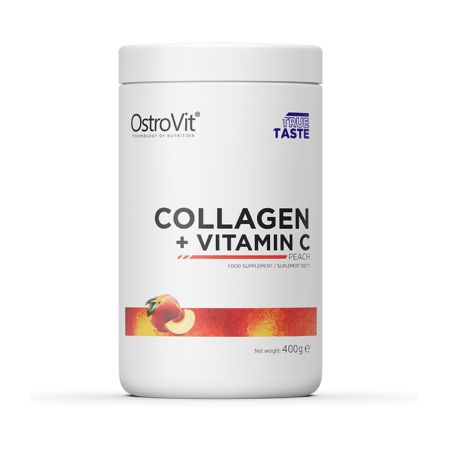 Collagen + Vitamina C Piersici, 400 g, Ostrovit