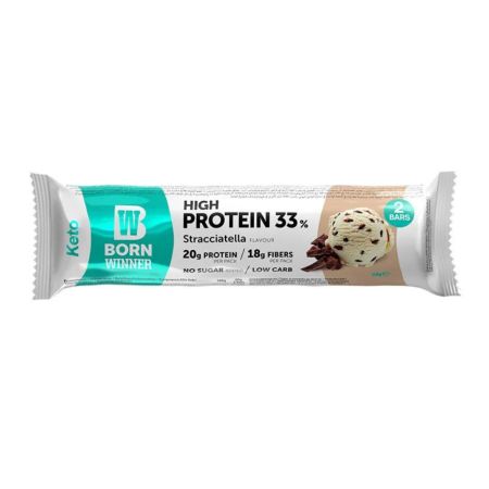 Baton proteic cu Stracciatella Keto