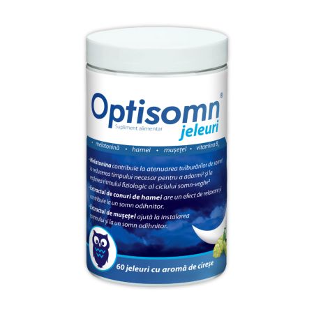 ZDROVIT OPTISOMN JELEURI GUMATE AROMA CIRESE 60 BUC