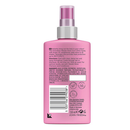 Spray pentru stralucire Vibrant Shine, 150 ml, John Frieda 626621