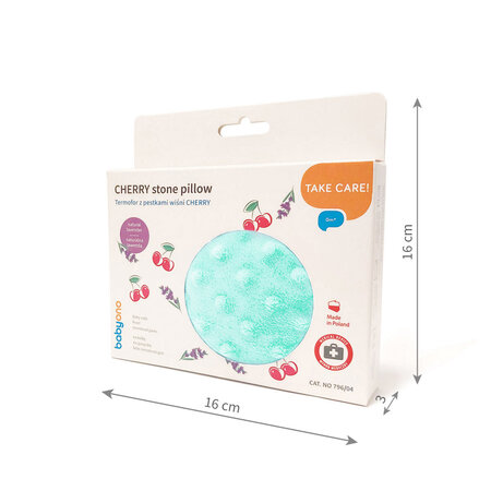 Perna  anti-colici cu samburi de cirese, Menta, Babyono 626892