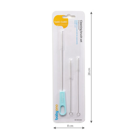 Set perii pentru curatarea paielor, 3 bucati, Babyono 626935