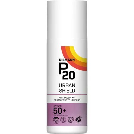 Crema de fata cu protectie solara SPF 50+ P20 Urban Shield, 50 ml, Riemann 626995