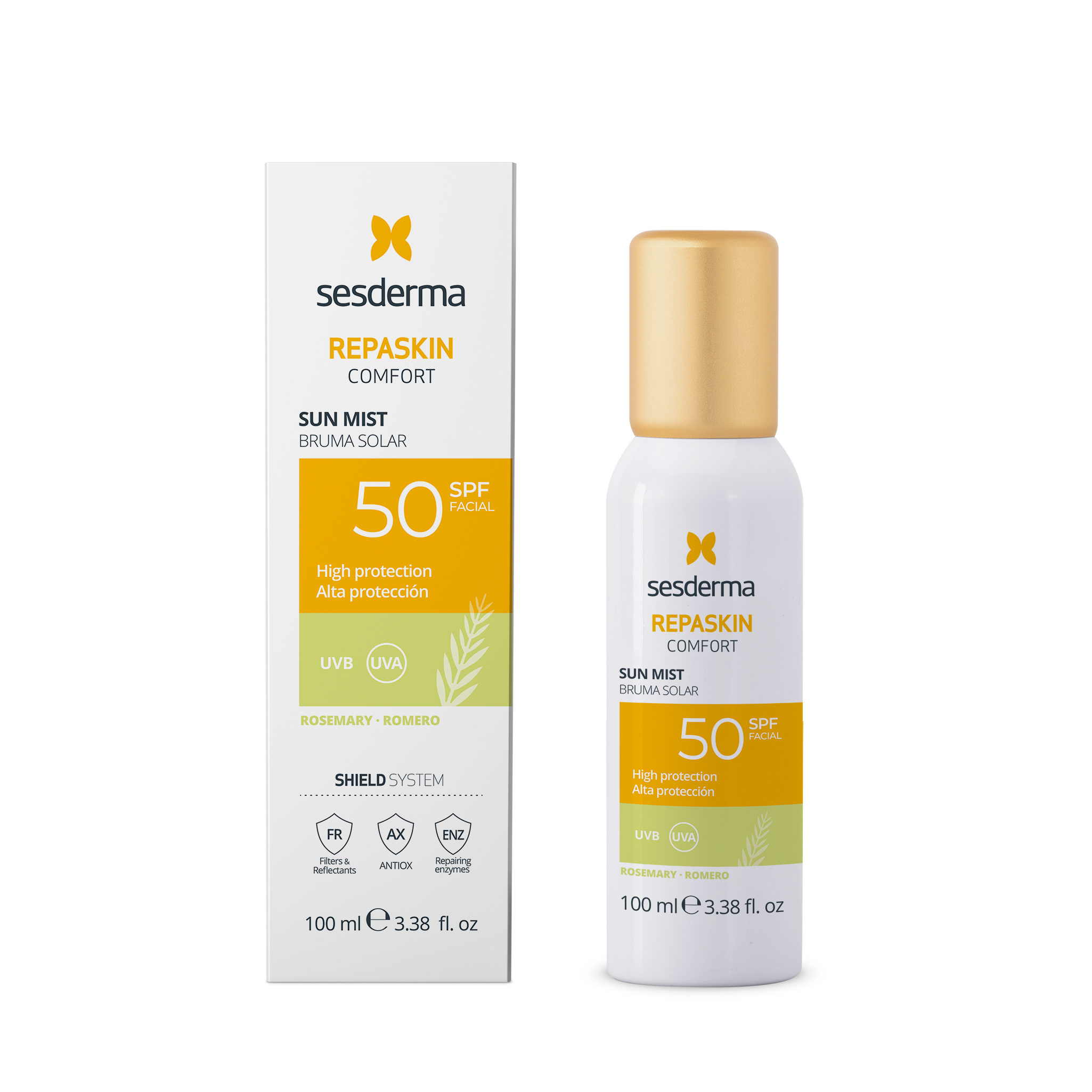 Mist solar Repaskin Comfort, Rozmarin, 100 ml, Sesderma