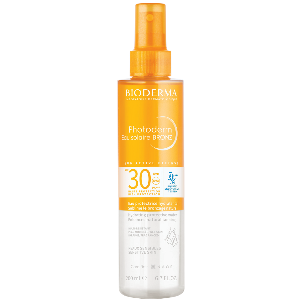 Apa cu protectie solara SPF30 Photoderm Bronz, 200 ml, Bioderma