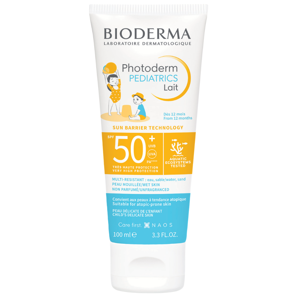 Lapte de corp cu protectie solara SPF 50+ pentru copii Photoderm Pediatrics, 100 ml, Bioderma