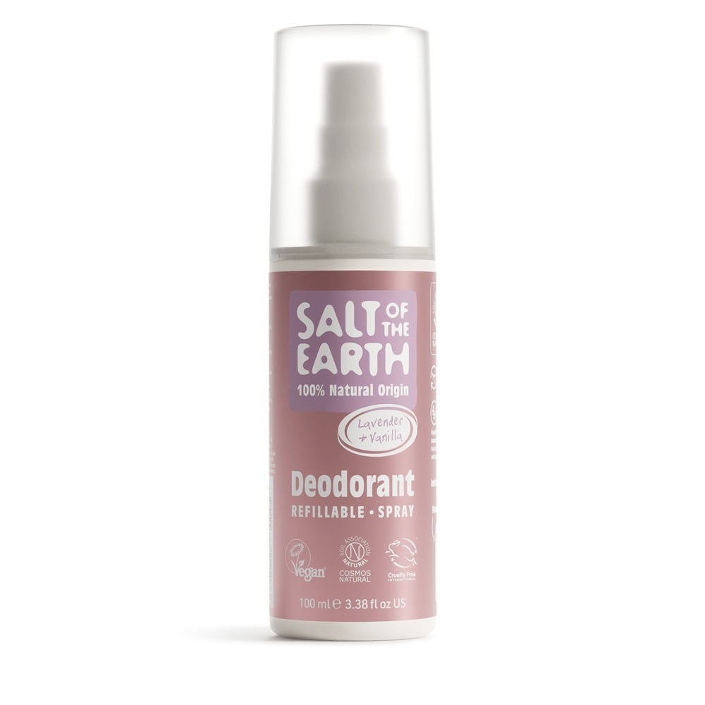 Deodorant Spray cu Lavanda si Vanilie, 100 ml, Salt Of The Earth