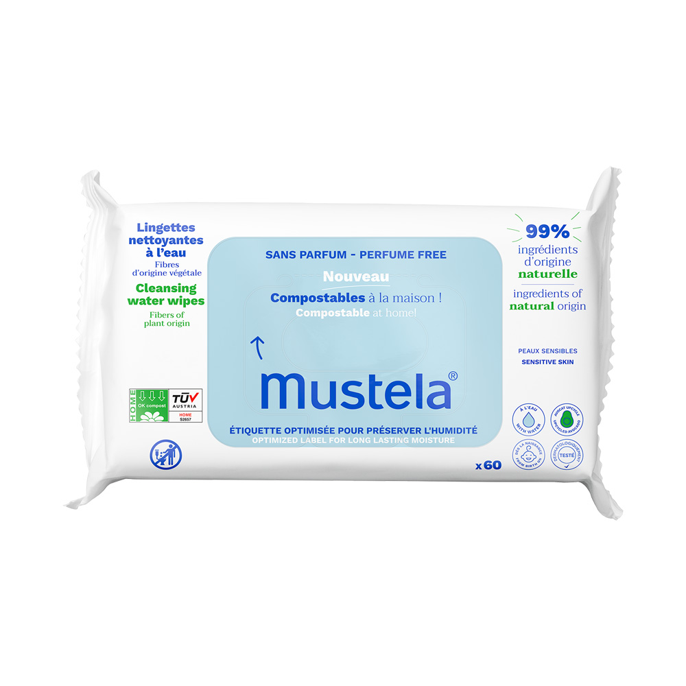 Servetele umede curatatoare, 60 bucati, Mustela