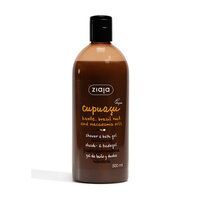 Gel de dus cristalin cu unt de karite nuci braziliene si ulei de macadamia Cupuacu, 500ml, Ziaja