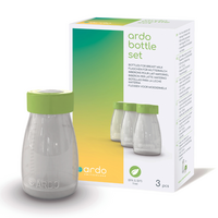 Set 3 recipiente pentru stocarea laptelui matern, Ardo