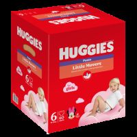 Scutece pants Little Movers, Nr. 6, 15-25 kg, Girls, 60 buc, Huggies