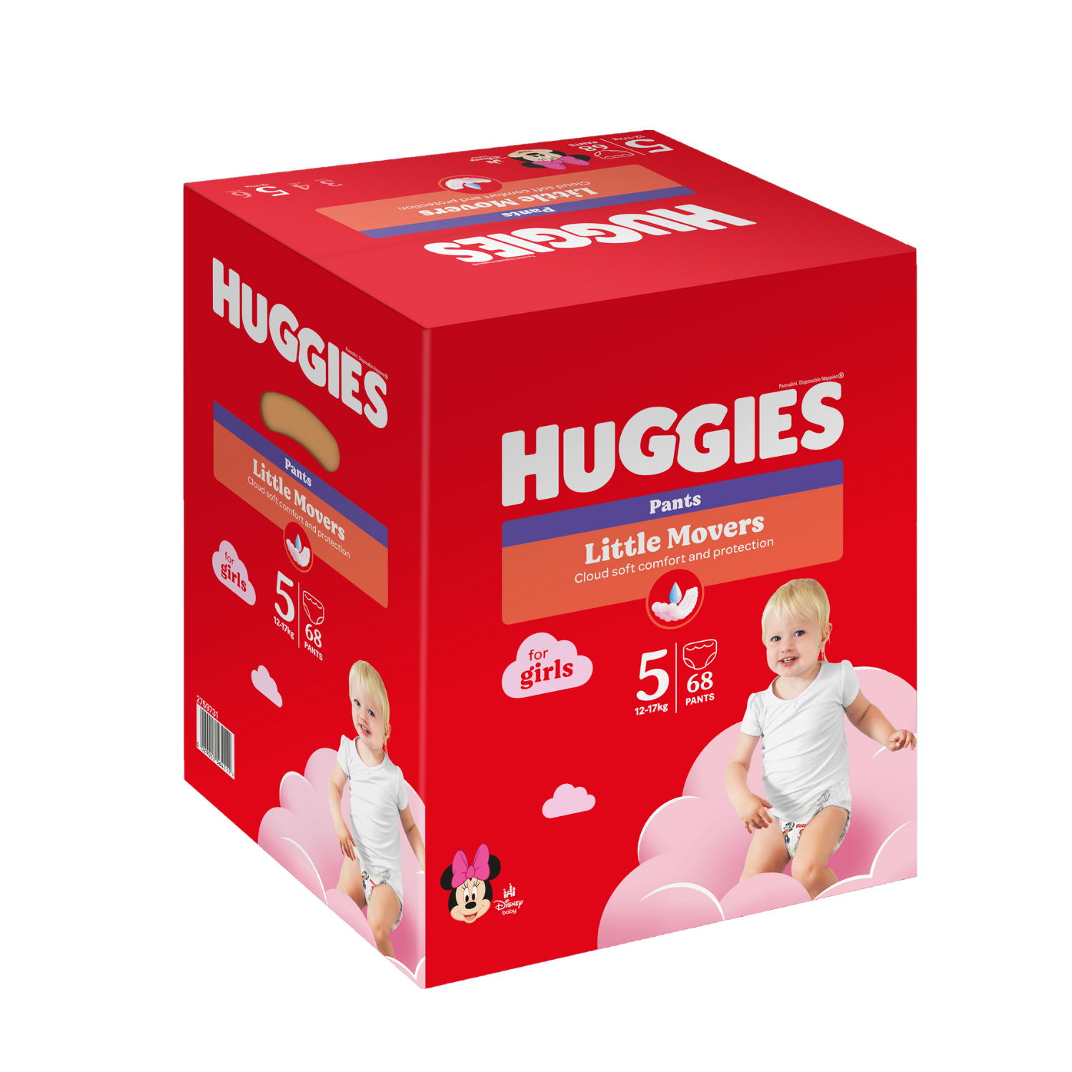 Scutece Pants Soft Comfort Girl Nr. 5, 12-17 kg, 68 bucati, Huggies
